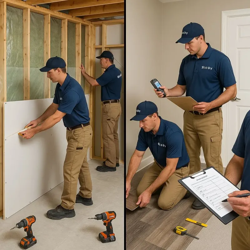 Repairs and Reconstruction process in West Bloomfield Township, MI